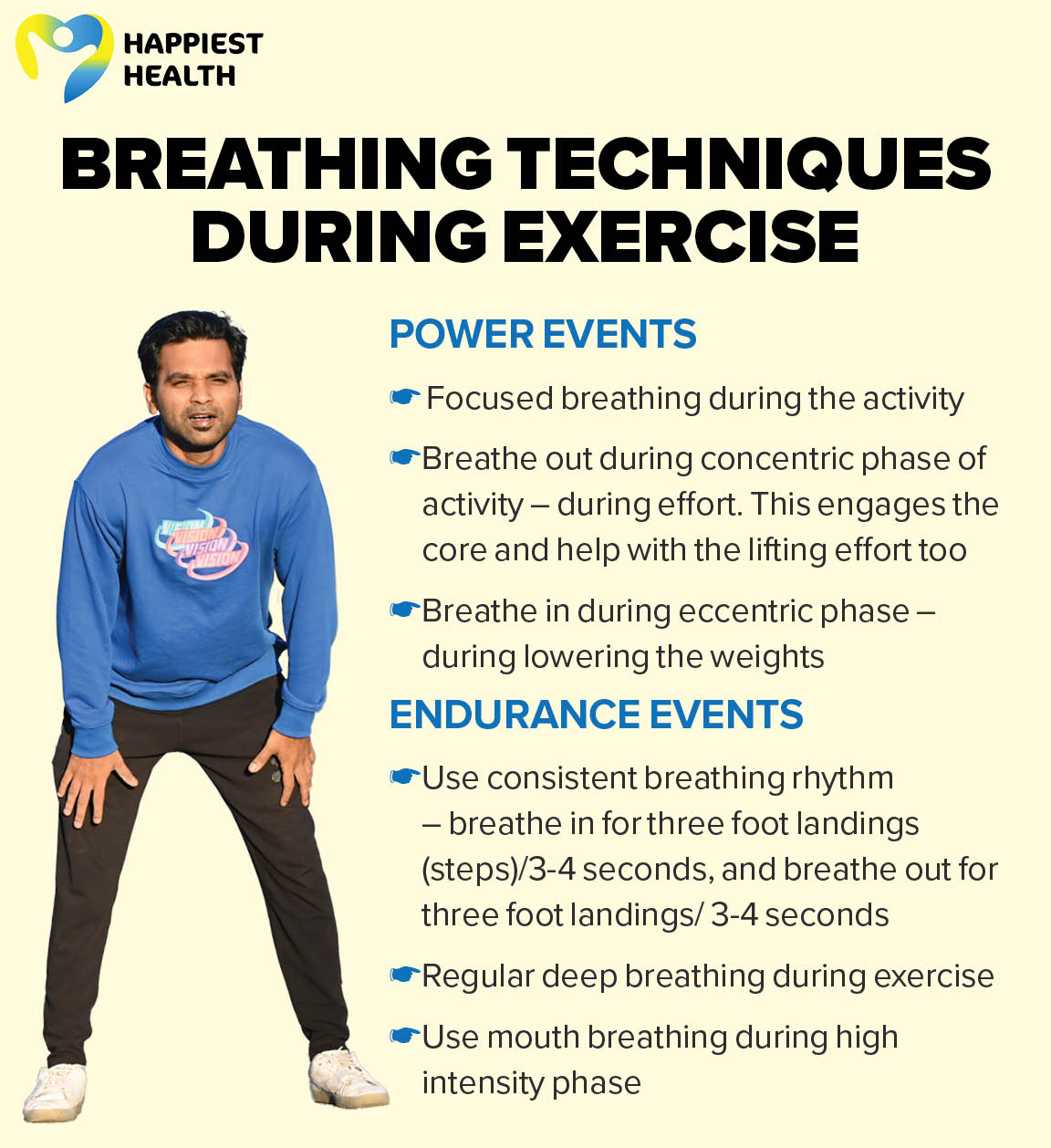 Breathing right during workouts matters Happiest Health