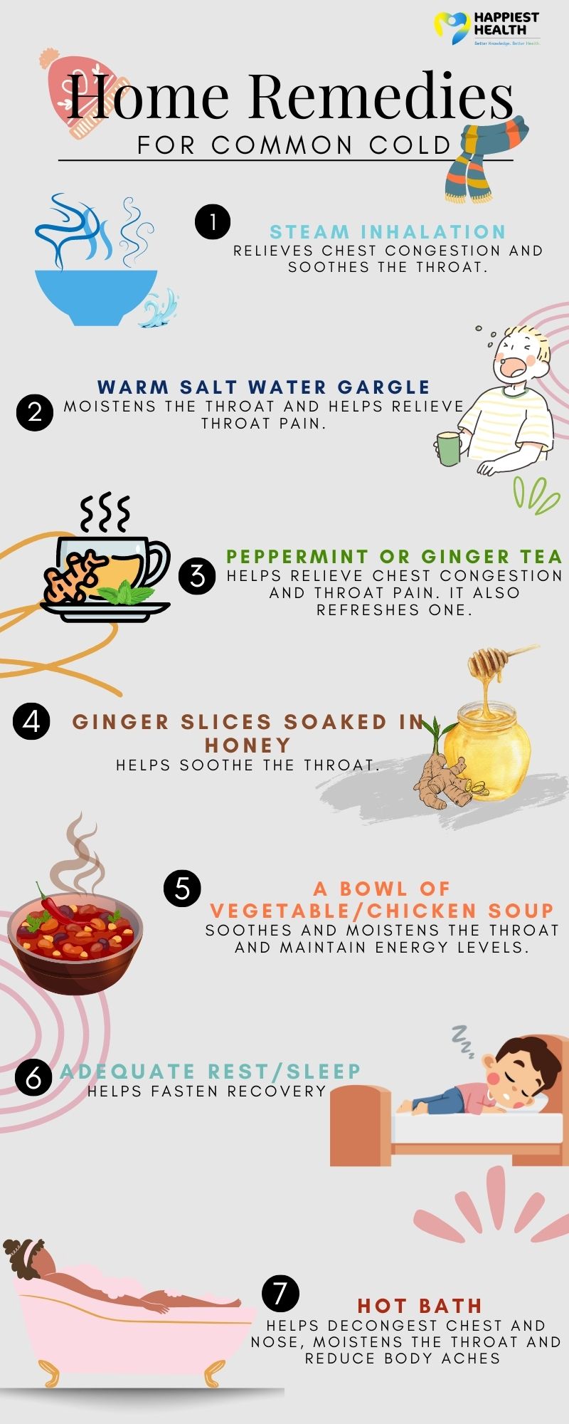 Home Remedies For The Common Cold Happiest Health