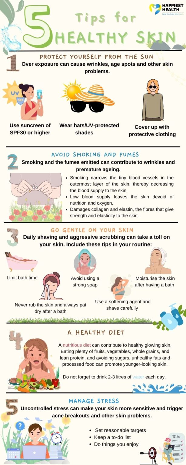 5 tips for healthy skin