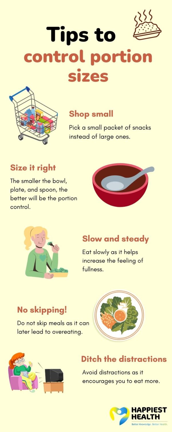 Tips To Control Portion Sizes Happiest Health 3116