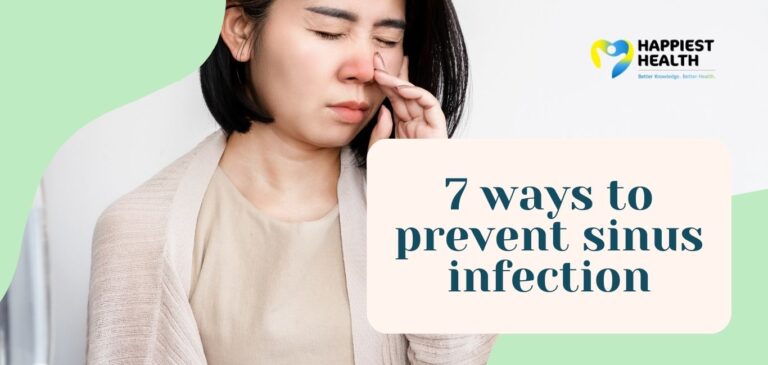 7 ways to prevent sinus infection | Happiest Health