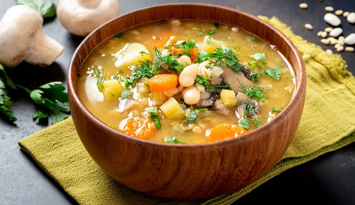 Mixed vegetable barley soup recipe - Happiest Health